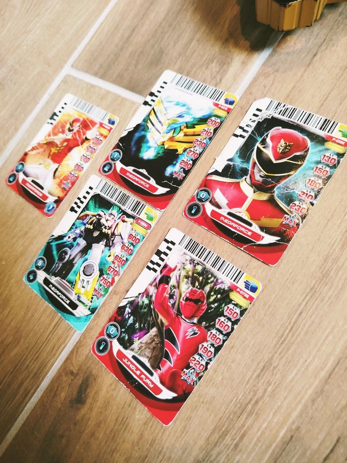 🙅Power rangers super megaforce morpher lecteur de cartes interactif sons et lumières - photo numéro 6
