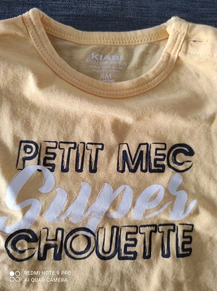 Tee shirt Kiabi 6 mois - photo numéro 2