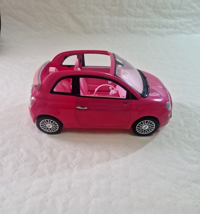 Voiture Barbie  , Fiat 500 , 2012  , Mattel - photo numéro 3