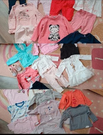 Lot de vêtements bébé fille 
Taille 6 mois 
Différentes marques