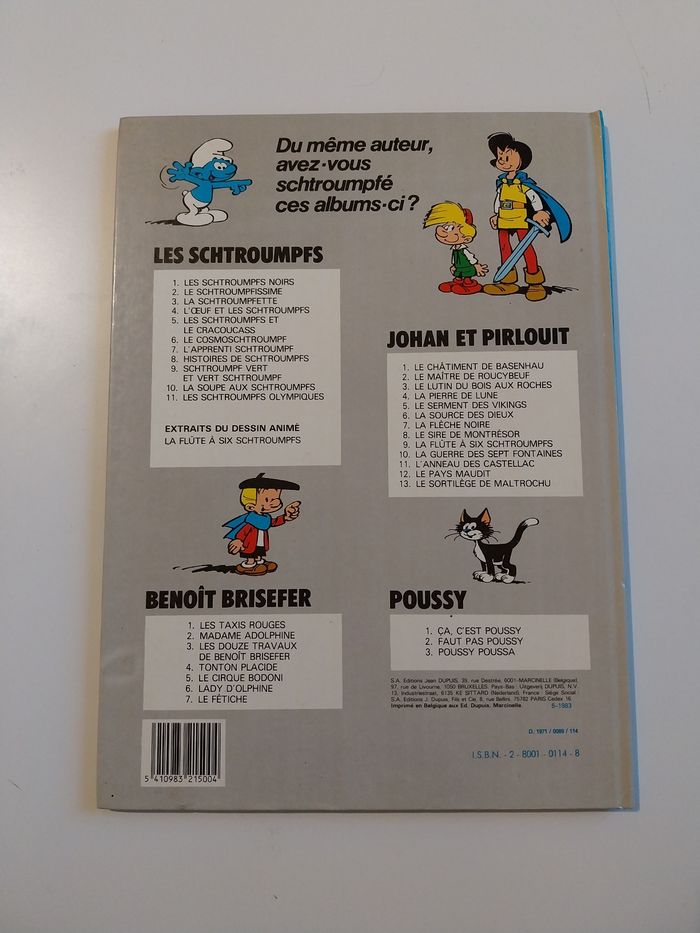 BD L'apprenti Schtroumpf - photo numéro 2