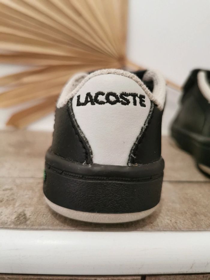 🌿Basket Lacoste enfant taille 19 - photo numéro 6