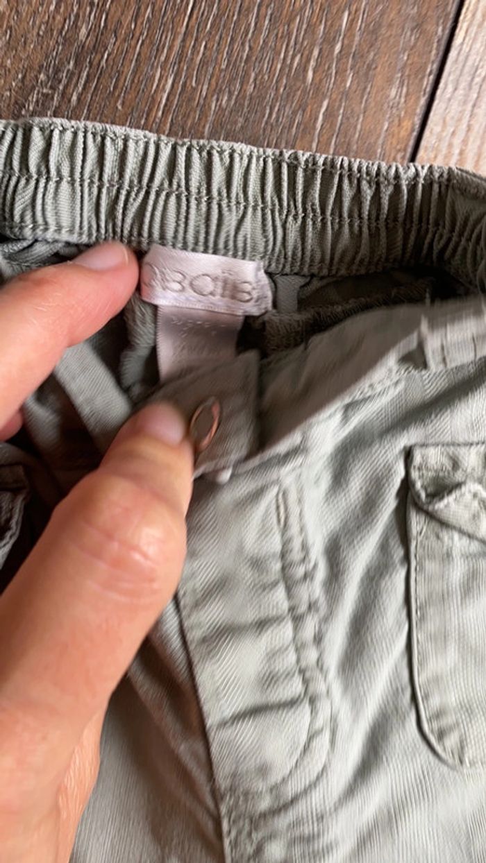 Pantalon vert obaibi vert 12 mois - photo numéro 2