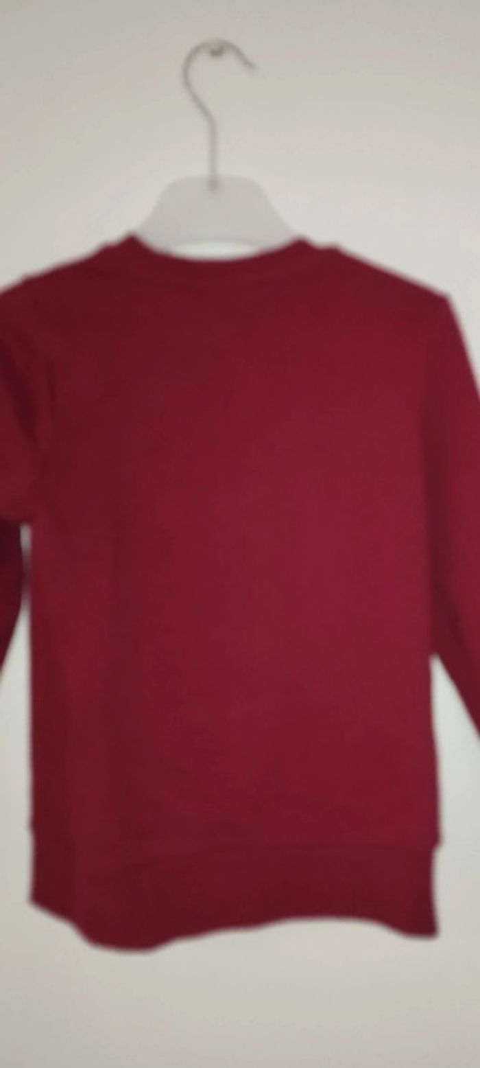 Sweat bordeaux C&A taille 8 ans - photo numéro 5