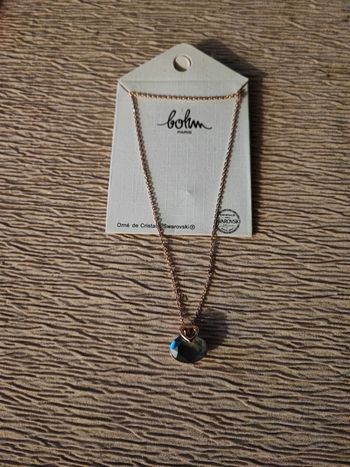 Collier bohm orne de cristaux Swarovski