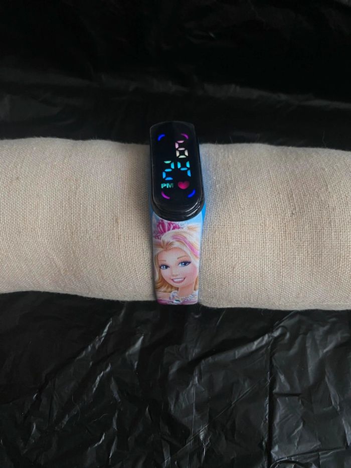Montre barbie à led