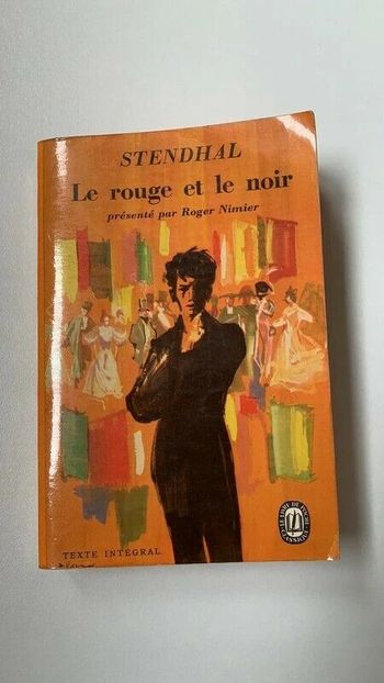 Livre Stendhal le rouge et le noir texte intégral 1958