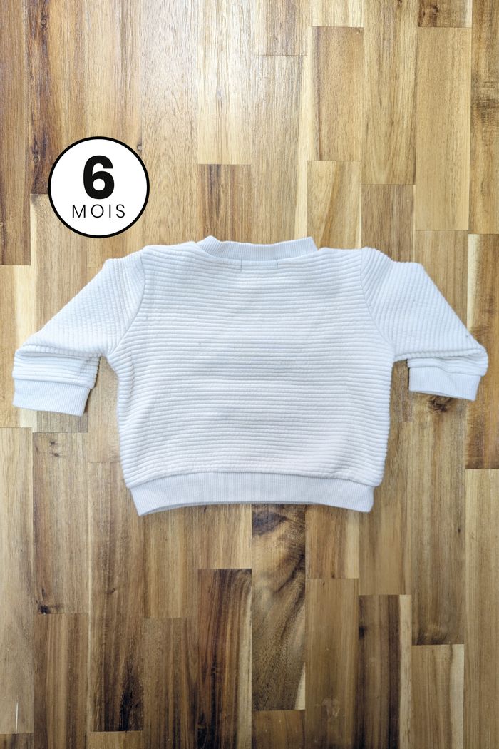 Pull moletoné soleil - bébé 6 mois - photo numéro 2
