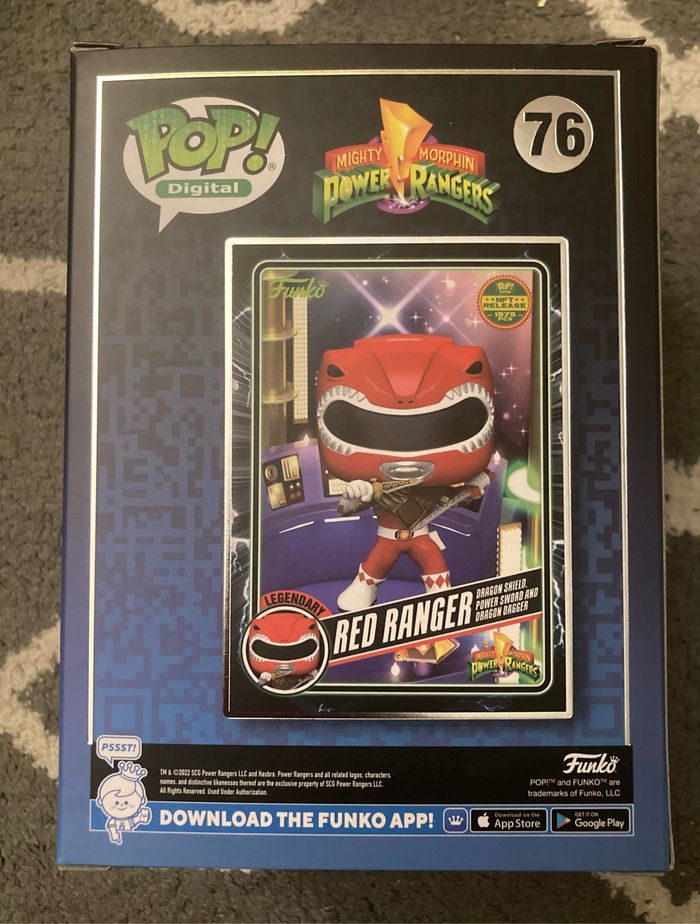 Funko Pop Red Ranger 76 - 1875 pcs - photo numéro 3