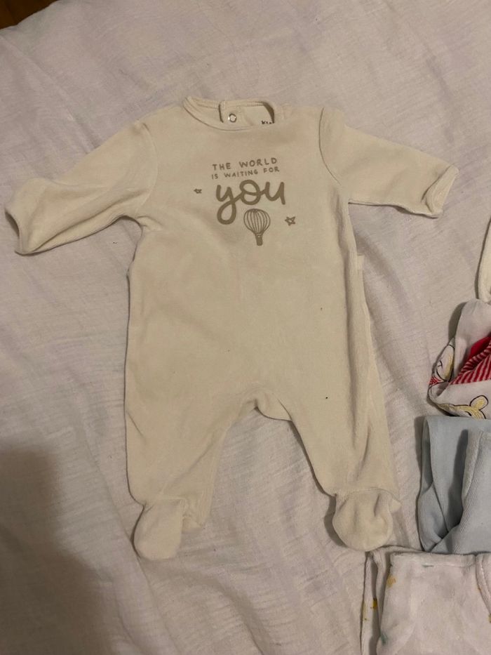 Lot pyjama hiver 0-1mois - photo numéro 6