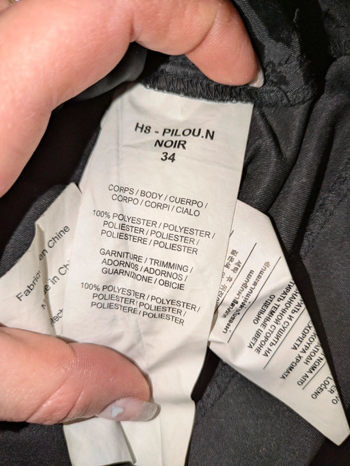 Short taille haute noir Morgan xs 34 - photo numéro 5