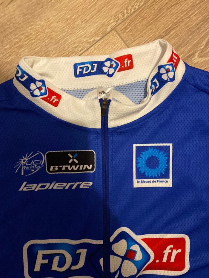 Maillot cyclisme fdj - photo numéro 2