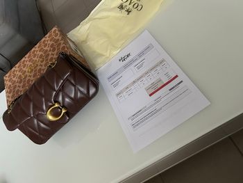 Coach tabby-26 marron matelassé