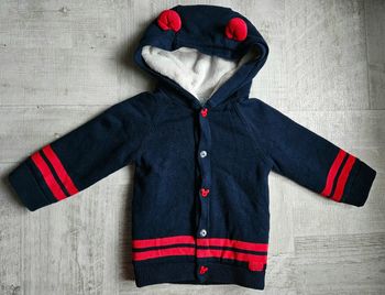 Veste laine et sherpa 12 mois mickey