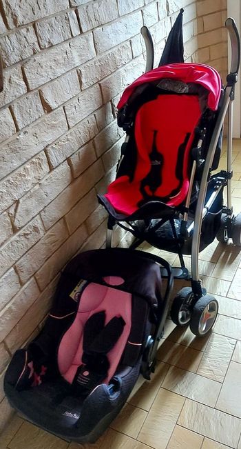 Combiné poussette et cosy avec ombrelle "Babybus"