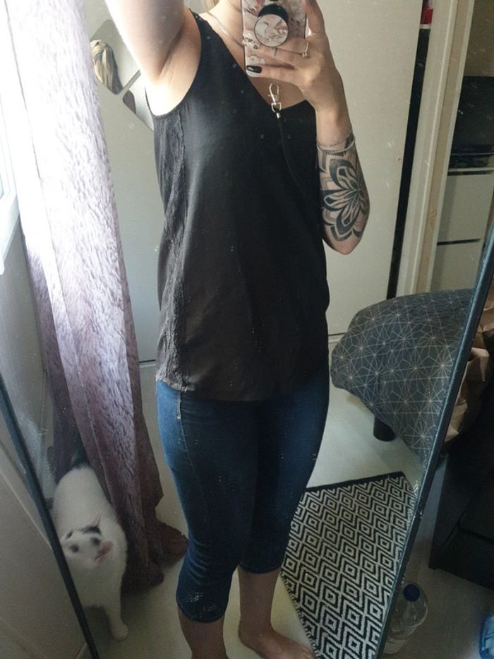 Débardeur bretelles dentelles - photo numéro 6