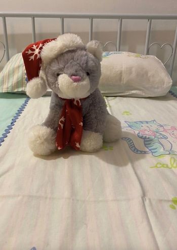 Francoise Saget _ Peluche ourson au bonnet et bandana