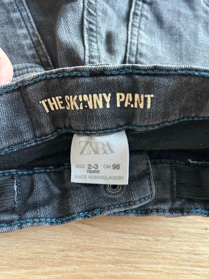 Jean skinny noir/gris - photo numéro 3