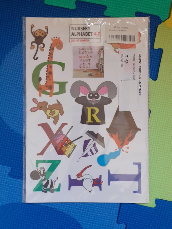 Autocollants Pâques Augustin le lapin Auzou Lettres alphabet - photo numéro 4