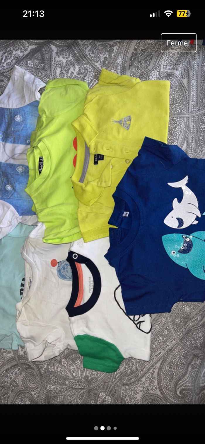 Lot tee shirt manche courte - photo numéro 2