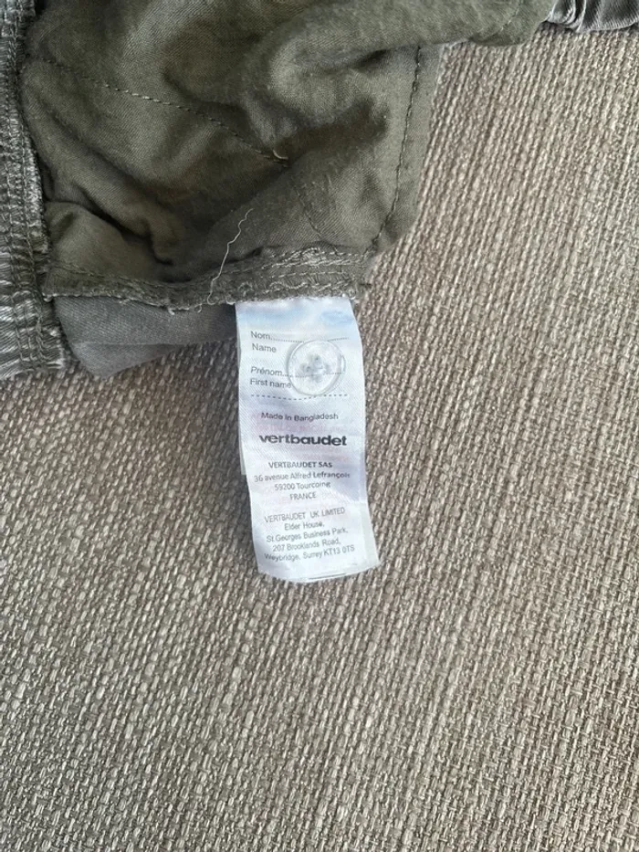 Short battle cargo facile à enfiler kaki porté une fois - photo numéro 6