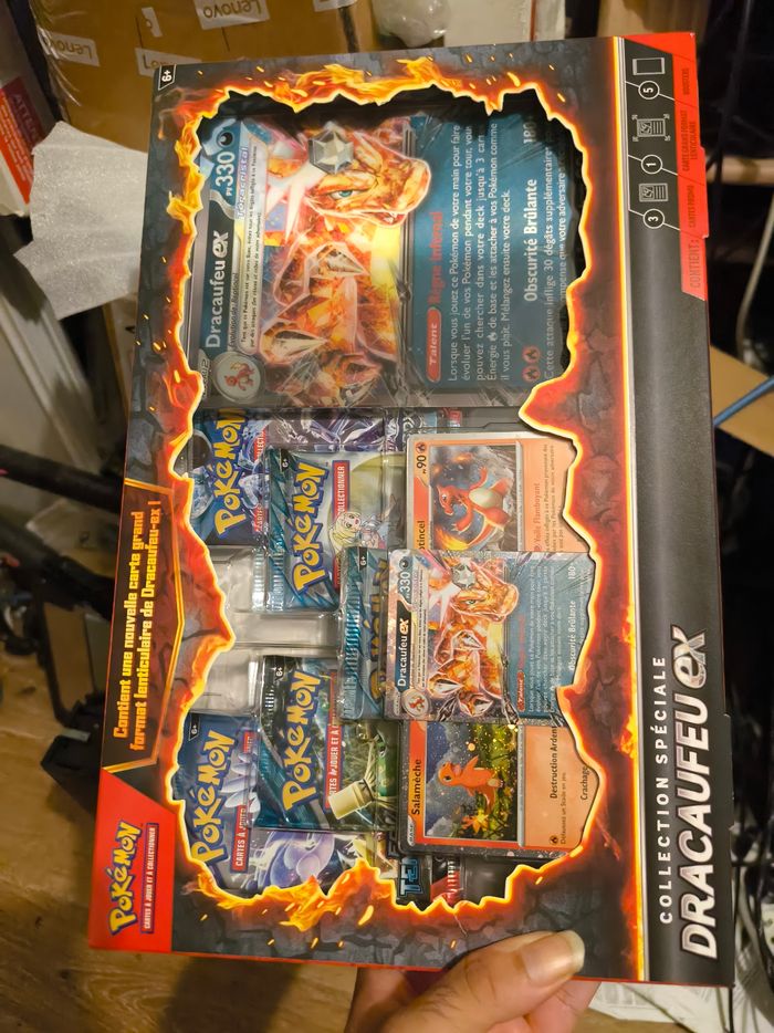 Collection spéciale Dracaufeu ex 5 booster Pokémon épée bouclier force temporelle Etc AB - photo numéro 2