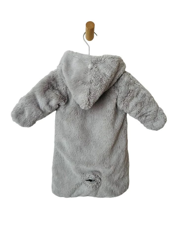 Combipilote à capuche en fausse fourrure grise - Absorba 1 mois - photo numéro 7