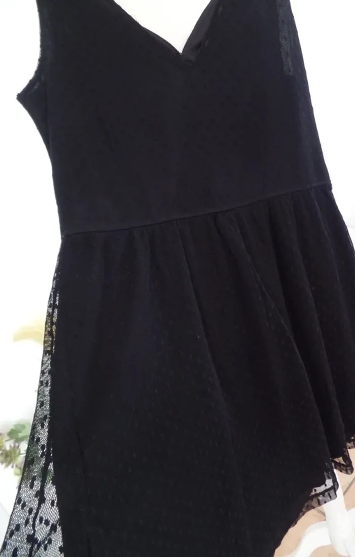 Robe noir_dentelle chic_Promod - photo numéro 5