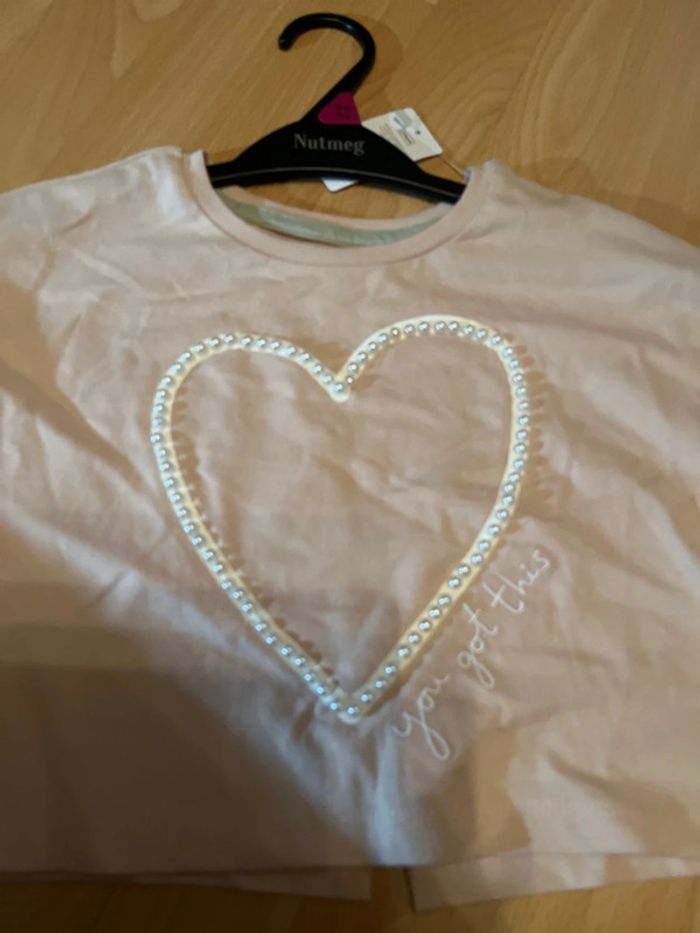 Très joli t shirt fille 6 ans nutmeg - photo numéro 2