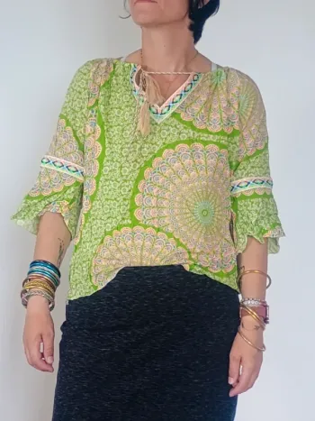 Blouse Bohème/Hippie Chic Wodenaya