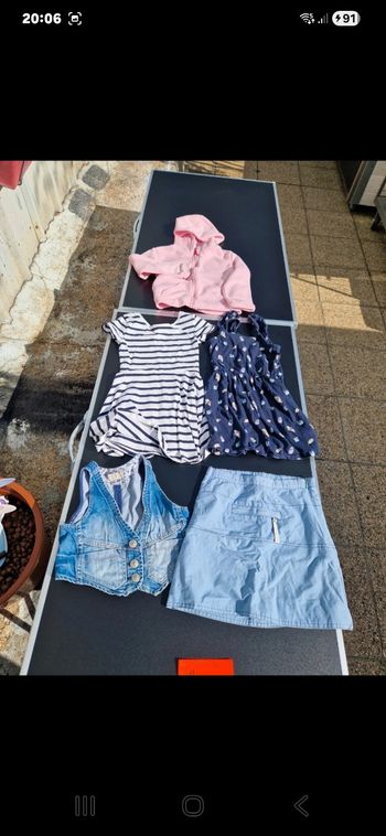 Lot vêtements 5ans fille N9