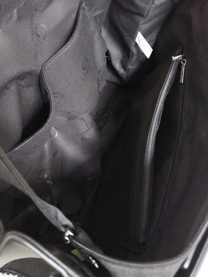 Cabas chaînes perles noir - photo numéro 4