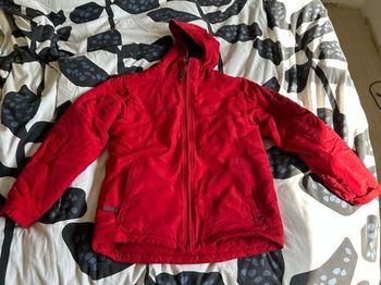 Blouson de ski rouge quechua 12 ans