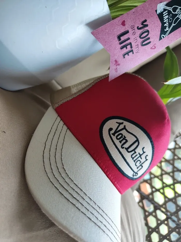 Casquette Trucker Von Dutch beige - photo numéro 4