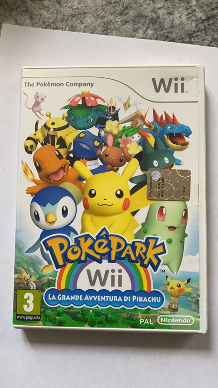 poképark la grande avventura di pikachu wii