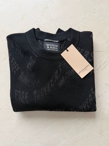 Pull scotch and soda S noir neuf 