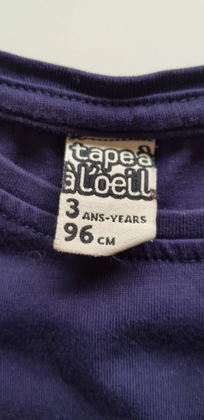 Tee-shirt Tape a L'oeil 3 ans - photo numéro 2