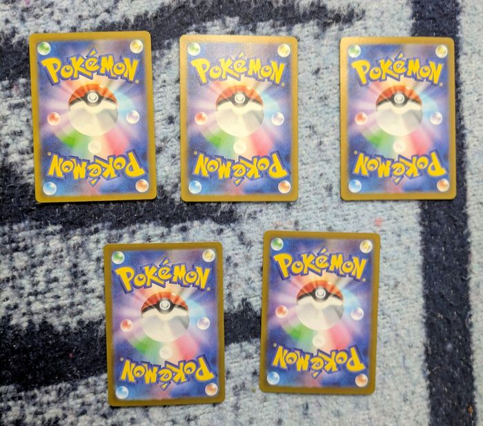 Lot de 5 cartes Pokémon AR japonaises – Art Rare – Near Mint – SV3,6,7,8 - photo numéro 2