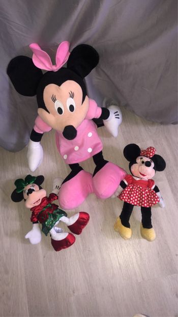 Lot peluche minnie