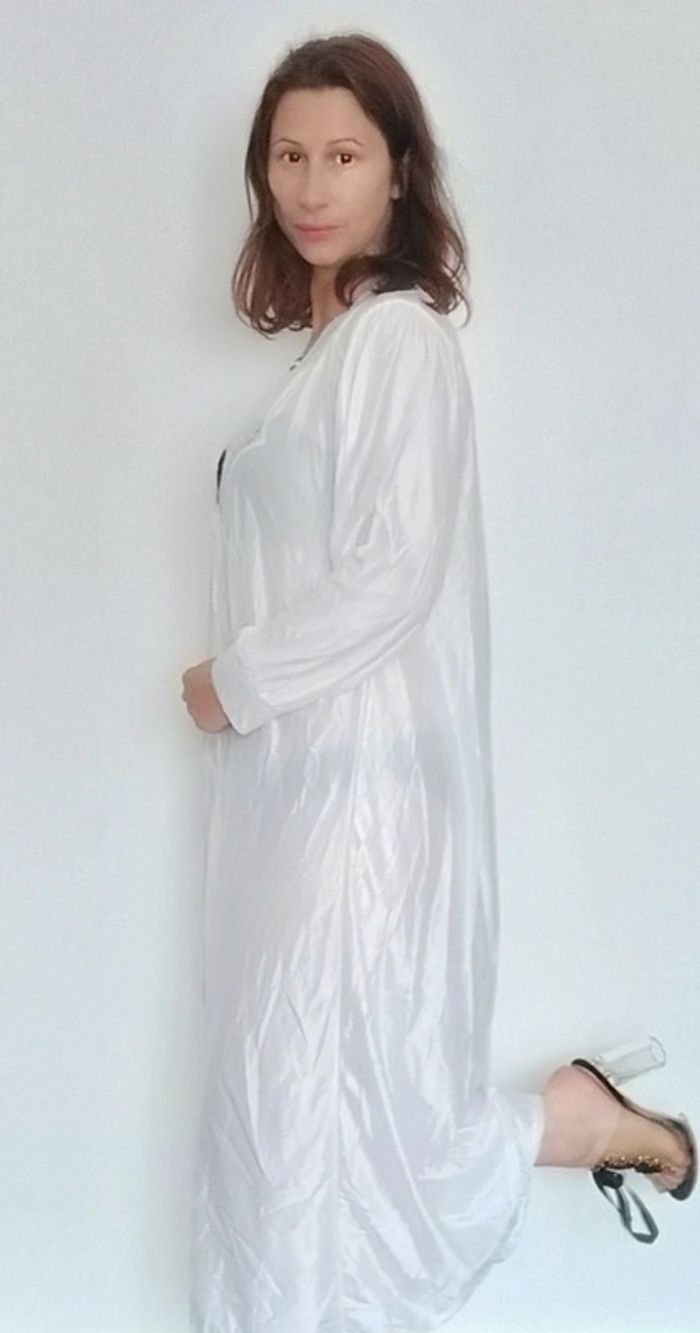 Robe de chambre irisée vintage - photo numéro 7
