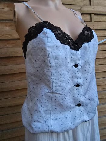 Caraco étoilé 🍒fabriqué en France vintage 80🍒taille 36 voir mesures