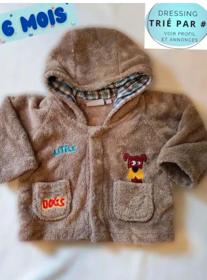 Gilet polaire 6 mois chaud hiver