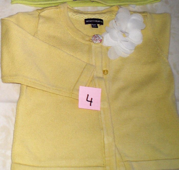 Lot 3 gilets fille 12 mois