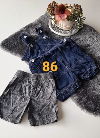 Salopette short et short 18 mois