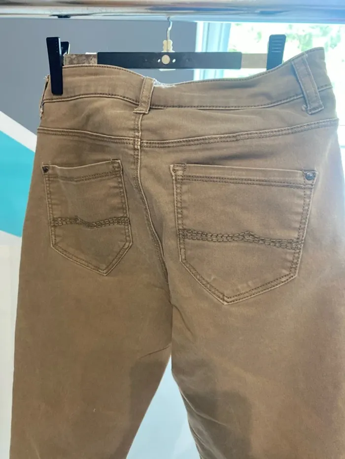 Jeans marron clair - photo numéro 4