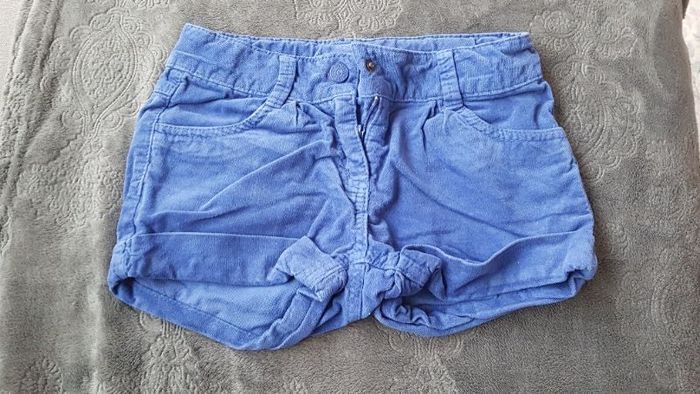 Short bleu fille 6 ans