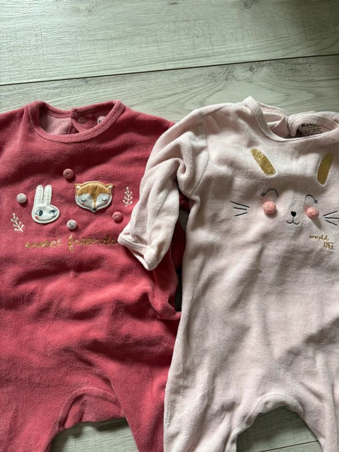 Lot pyjama velours - photo numéro 2