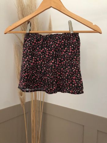 Jupe courte fleurie Verbaudet 7 ans