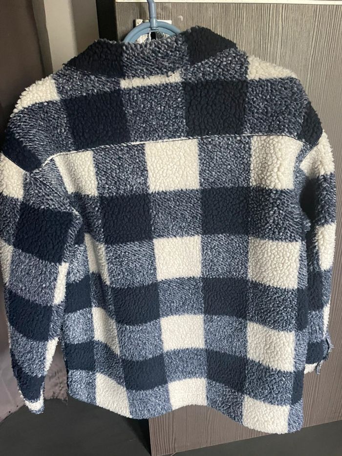 Veste polaire garçon à carreaux - photo numéro 3