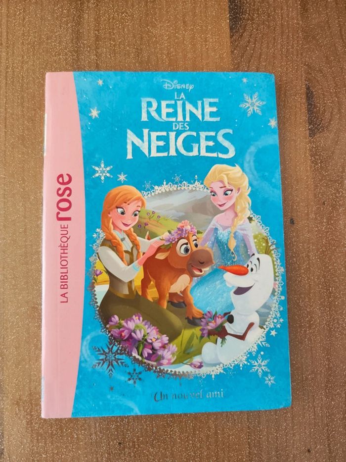 Livre reine des neiges bibliothèque rose